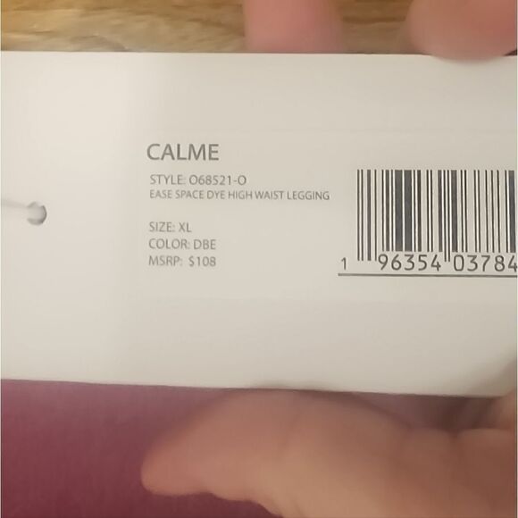 Johnny Was CalmE Ease Space Dye High Waist leggings NWT Size XL - Picture 6 of 7